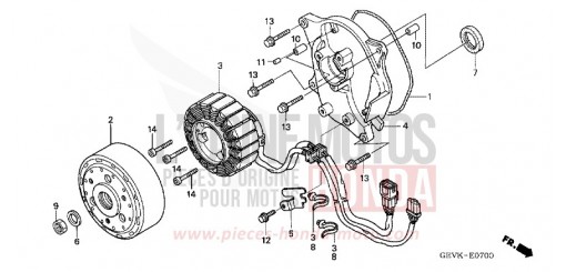 DEMARREUR GENERATEUR AC (NPS505/6/8/9) NPS505 de 2005